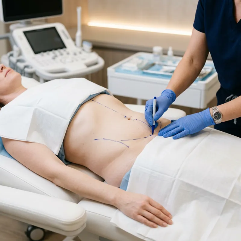 Liposucție Abdominală, Mini-Abdominoplastie și Diastază