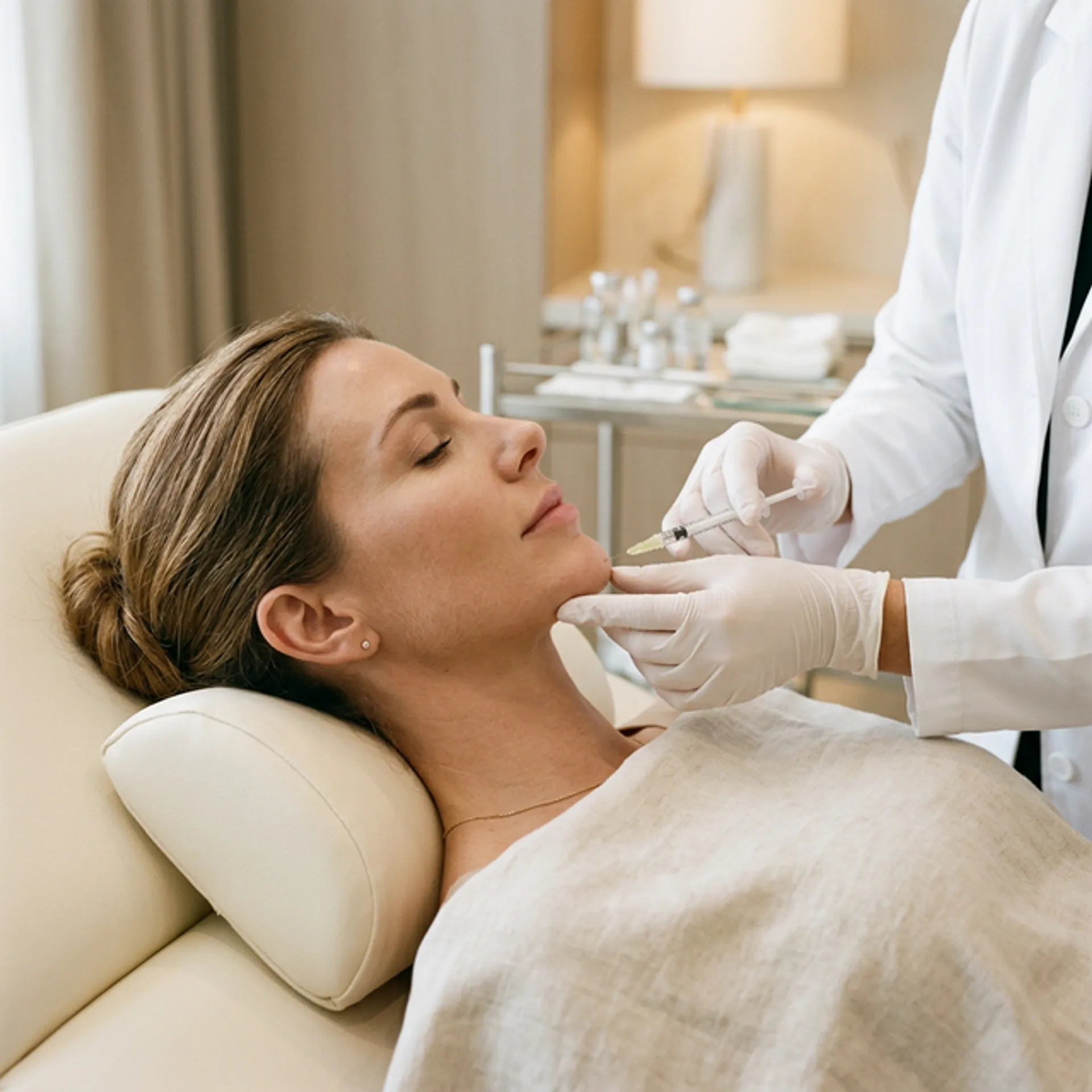 Mentoplastie (Corectie Bărbie cu Implant)